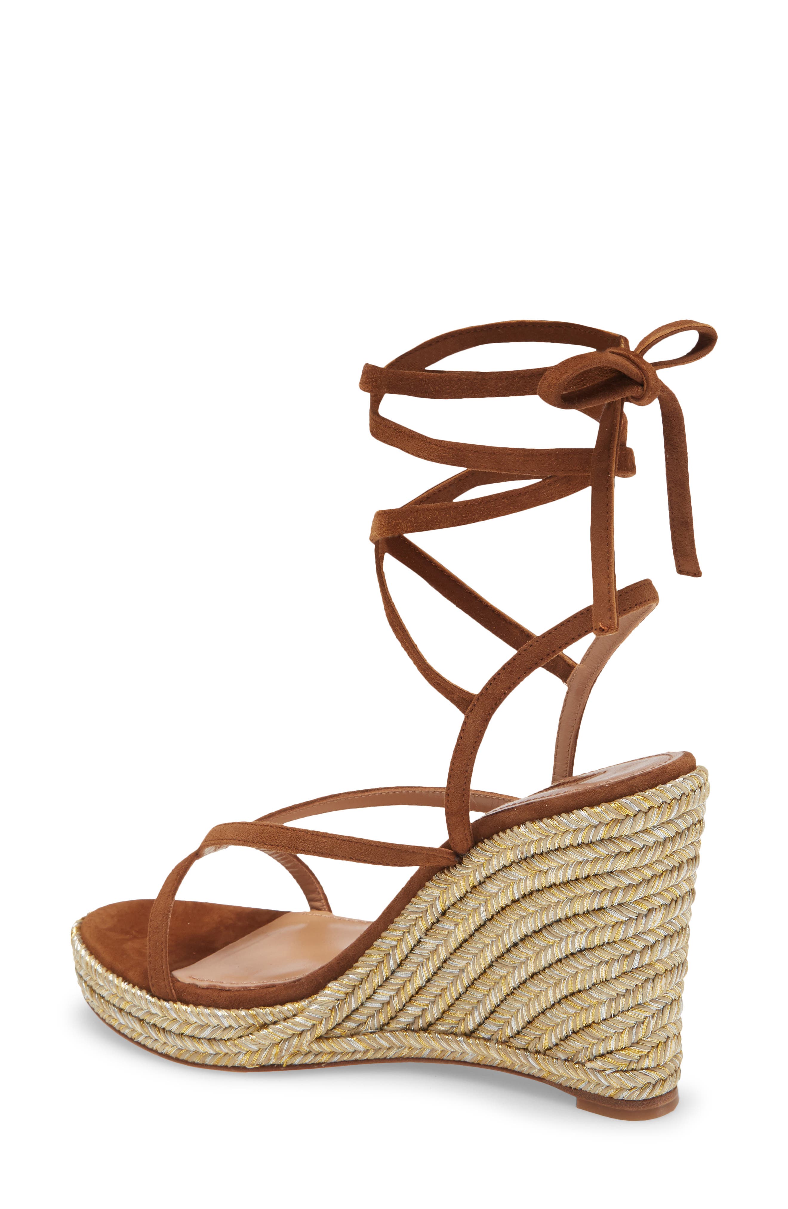 Aquazzura Ramatuelle Wedge Sandal, Alternate, color, 