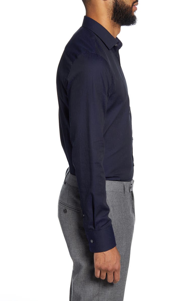 Tiger of Sweden Trim Fit Dress Shirt, Alternate, color, 