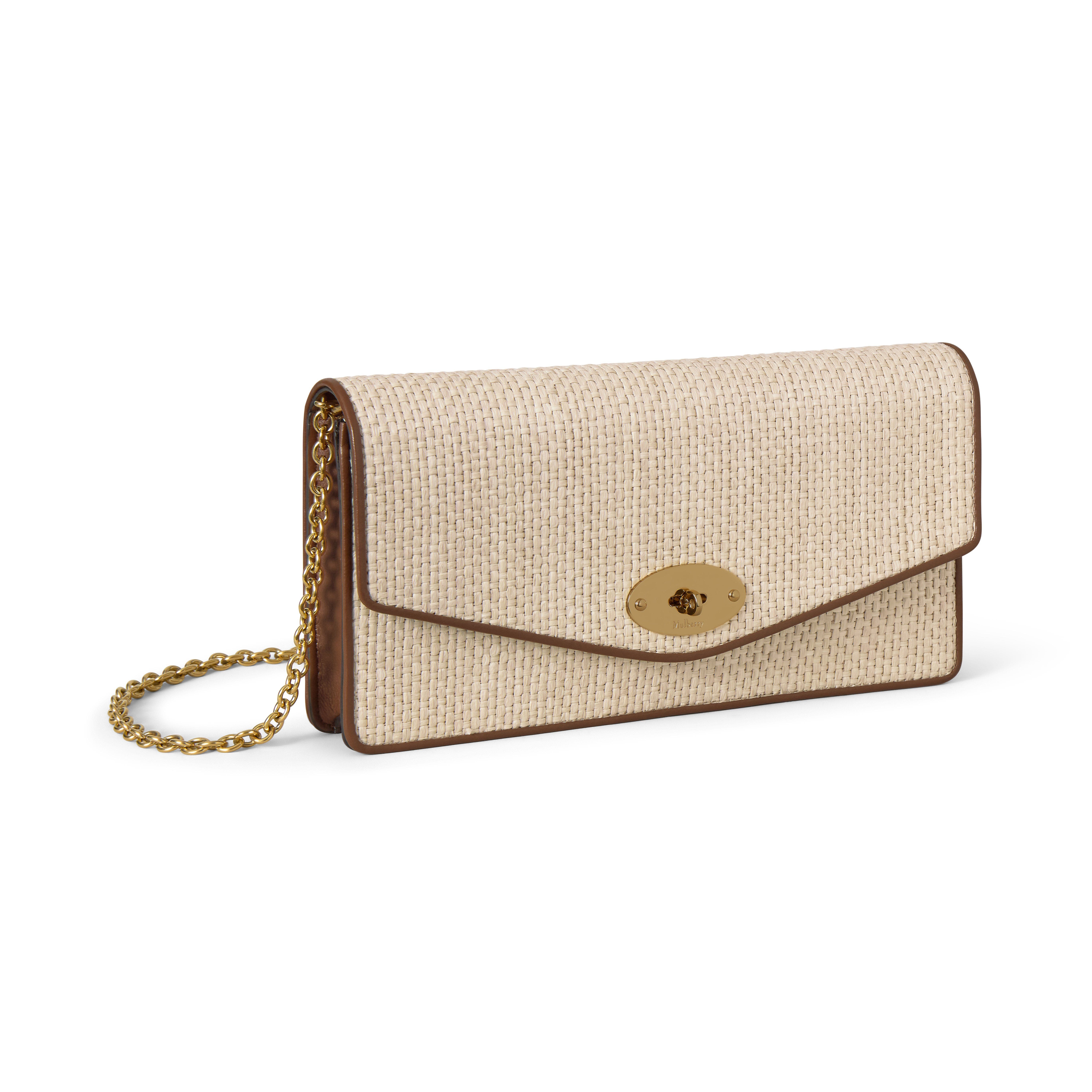 Darley Clutch, Alternate, color, Ecru-Bright Oak
