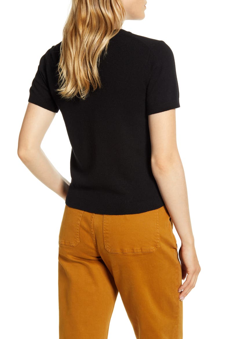 The Cashmere Tee, Alternate, color, BLACK