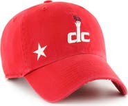 '47 Women's '47  Red Washington Wizards Confetti Undervisor Clean Up Adjustable Hat