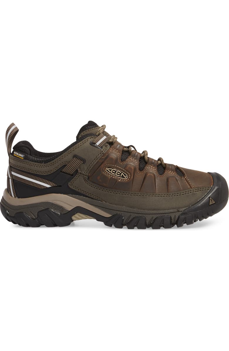 KEEN Targhee III Waterproof Hiking Shoe, Alternate, color, Bungee Cord/Black