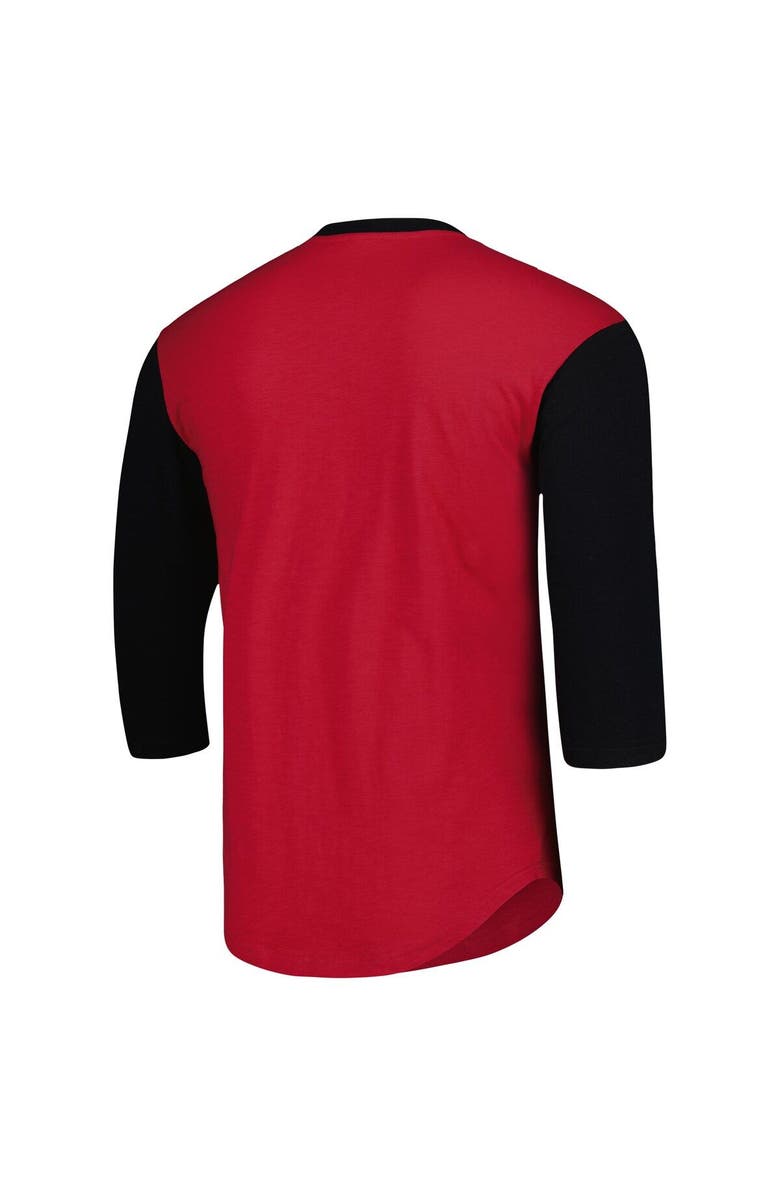 Mitchell & Ness Men's Mitchell & Ness Red Atlanta United FC Legendary Henley Long Sleeve T-Shirt, Alternate, color, 