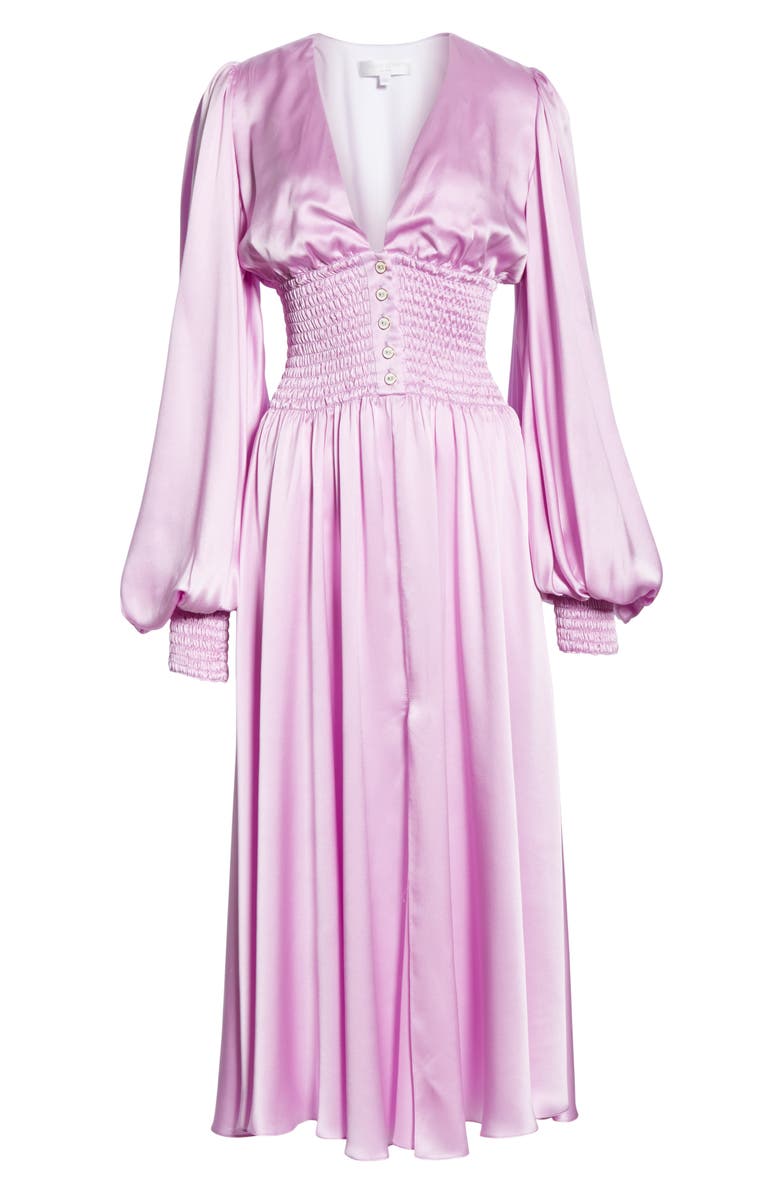 CAROLINE CONSTAS Syros Silk Dress, Alternate, color, 