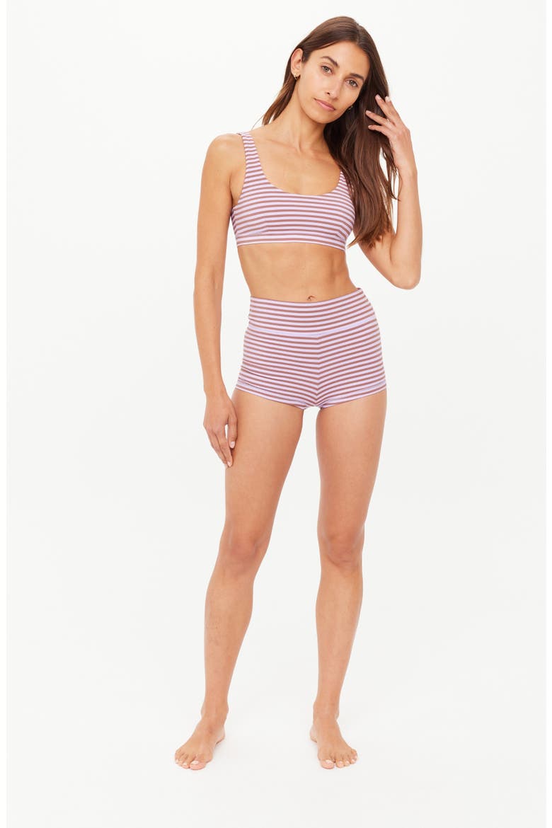 Miami Fox Bikini Shortie Swim Bottoms, Alternate, color, STRIPE