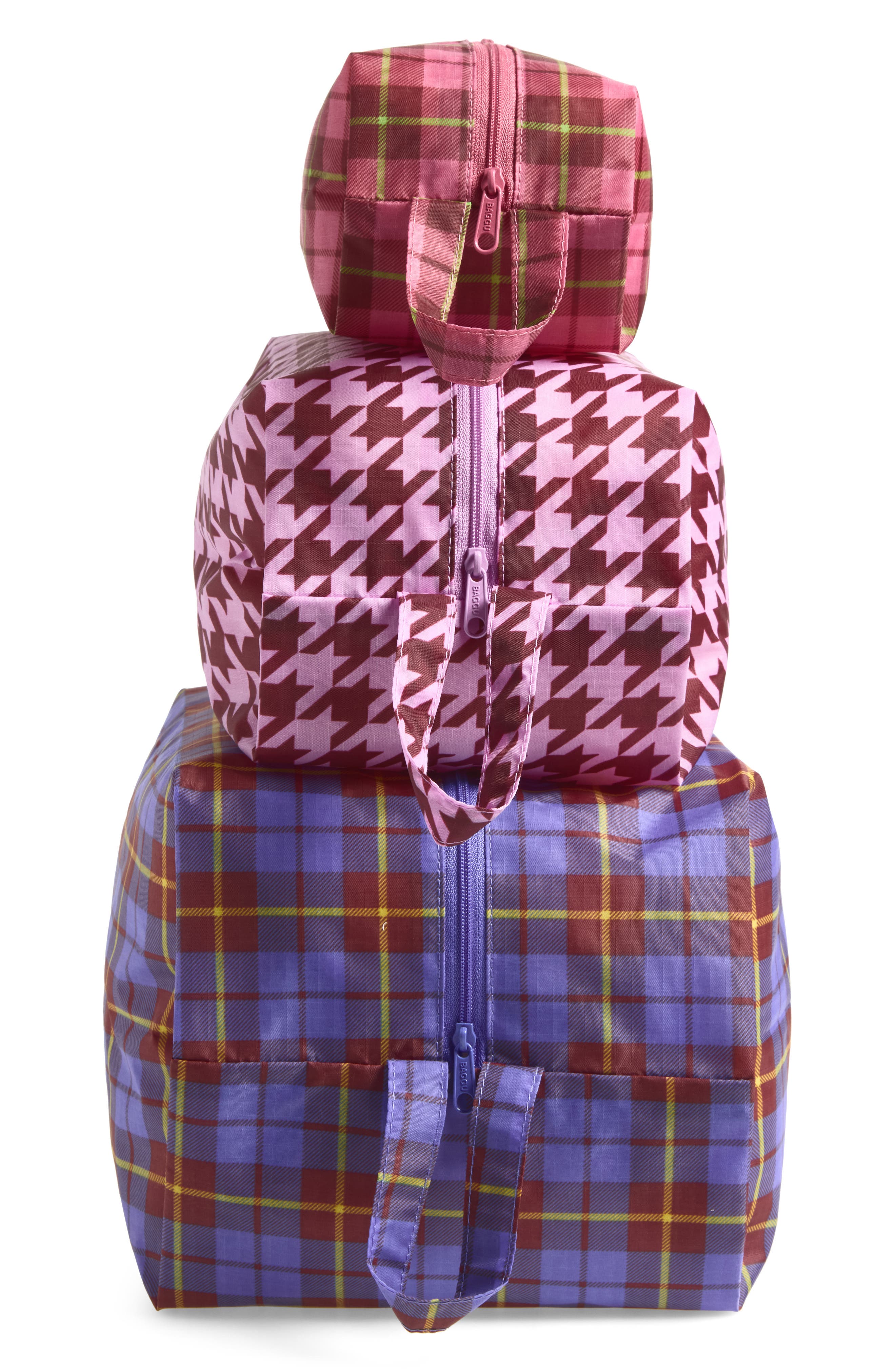 3D Zip Set, Alternate, color, CHECK MIX