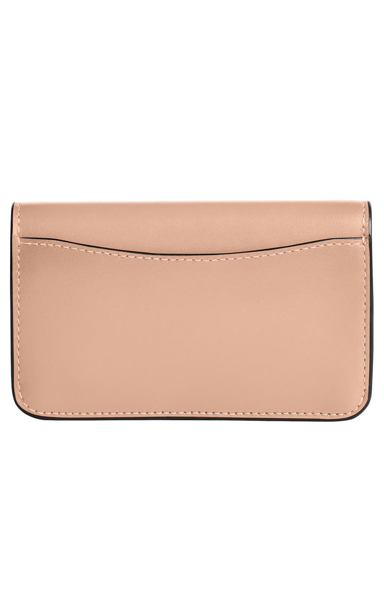 COACH Essential Slim Bifold Leather Card Case, Alternate, color, Pink Cream