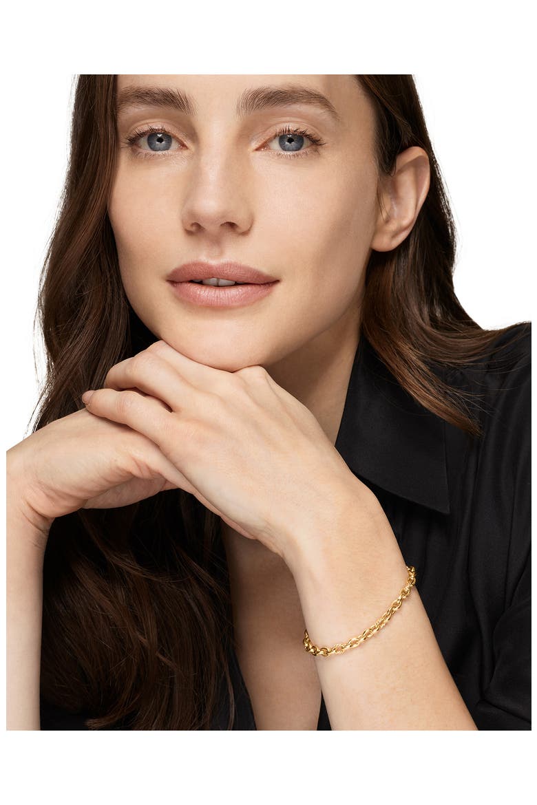 DY Mercer® Petite Chain Bracelet in 18K Yellow Gold, 4.5mm, Alternate, color, 18K GOLD