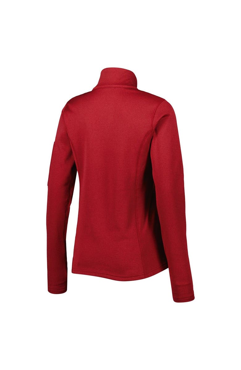 Columbia Women's Columbia Crimson Alabama Crimson Tide Park View Omni-Wick Half-Zip Top, Alternate, color,