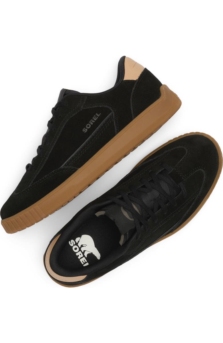 SOREL Ona Drift Lace-Up Sneaker, Alternate, color, Black/ Sea Salt