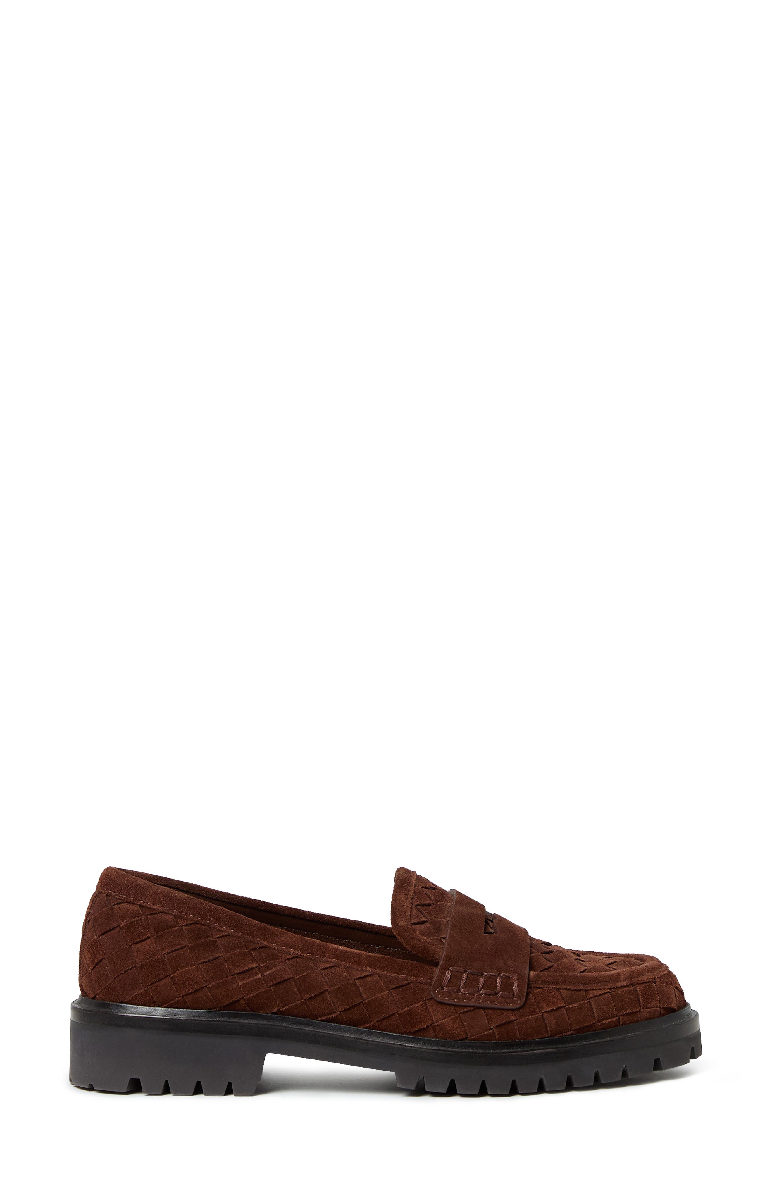 Loeffler Randall Rina Penny Loafer, Alternate, color, Espresso