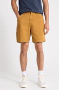 Seager Co Bison Flat Front Canvas Shorts