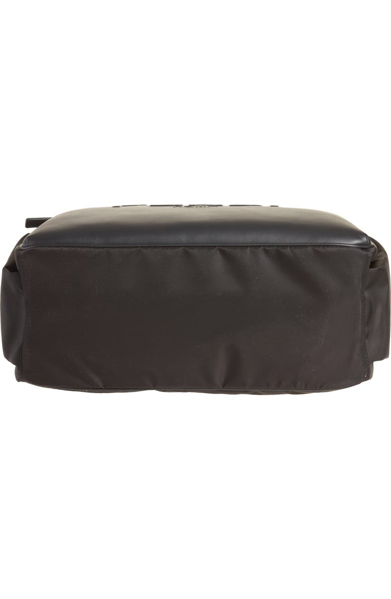 Fendi Logo Leather & Nylon Diaper Bag, Alternate, color,