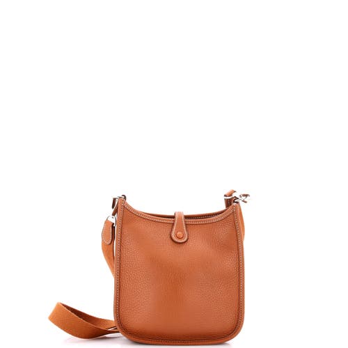 Pre-owned Hermes Hermes Evelyne Bag Gen Iii Clemence Tpm In Gold