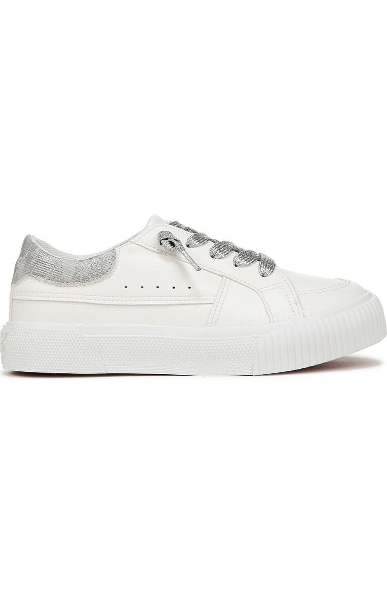 Blowfish Malibu Kids' Cambria Sneaker, Alternate, color, White/ Silver