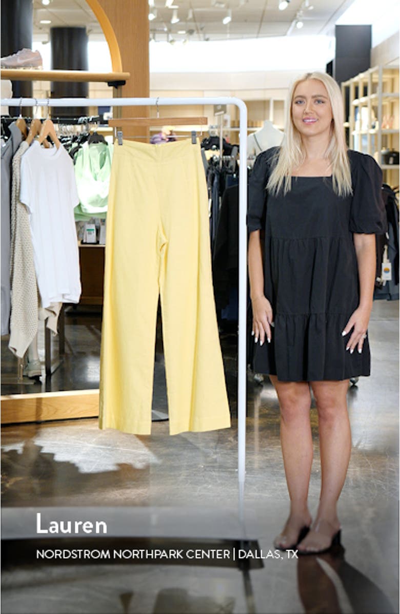 Devlin Linen Wide Leg Pants, sales video thumbnail