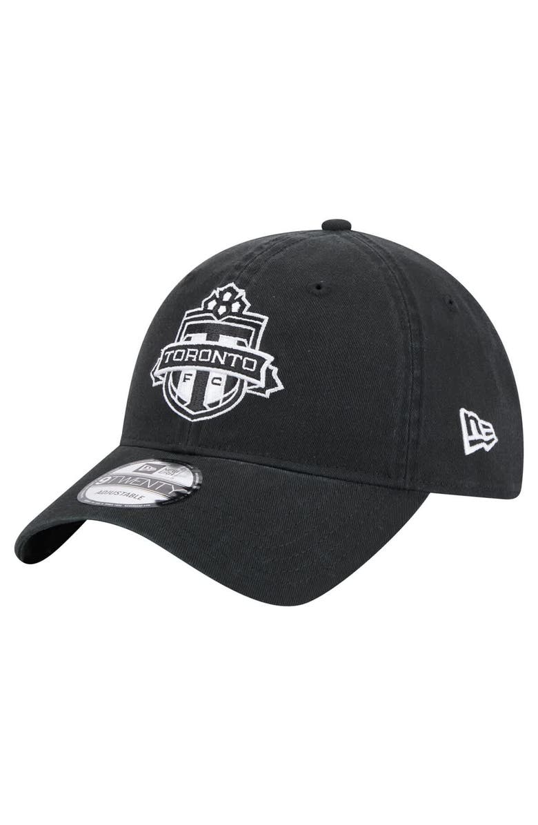 New Era Men's New Era  Black Toronto FC 2025 Kickoff 9TWENTY Adjustable Hat, Main, color, 