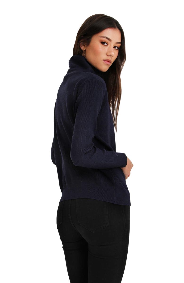 Belle & Bloom Brother's Zip Front Jumper, Alternate, color, Navy