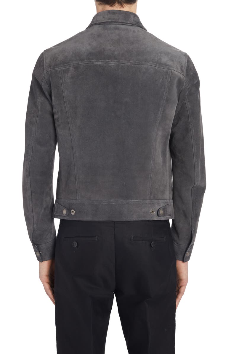 TOM FORD Brushed Suede Western Jacket, Alternate, color, 