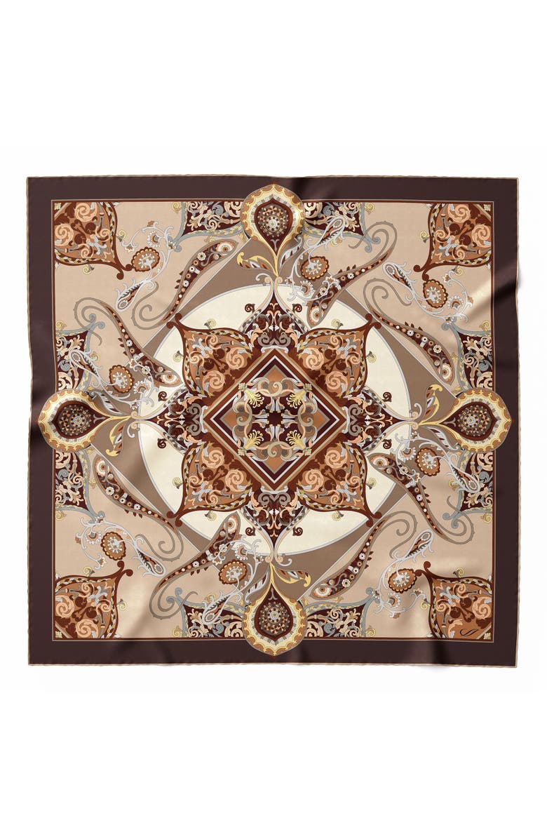 Elizabetta Romina - Silk Foulard for Women, Main, color, Neutrals