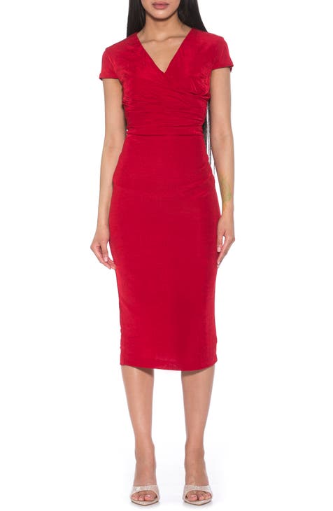 Orine Draped Sheath Dress