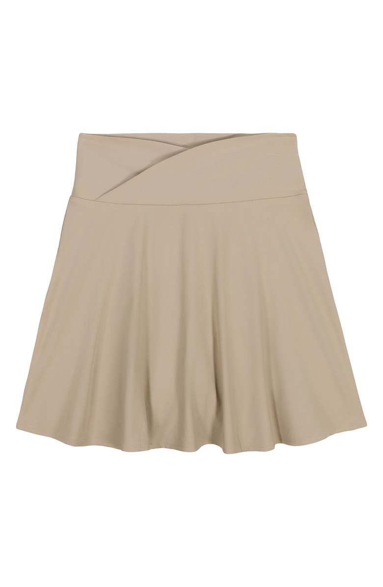 Nautica Kids' Crossover Performance Scooter Skort, Main, color, Khaki