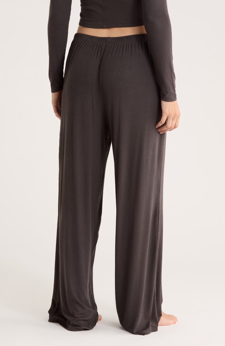 Barefoot Dreams<sup>®</sup> Malibu Collection<sup>®</sup> Ultrasoft Rib Lounge Pants, Alternate, color, Carbon