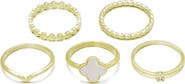 Adornia 5-Pack Rings