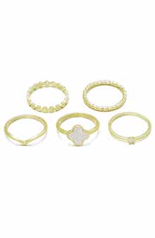 Adornia 5-Pack Rings