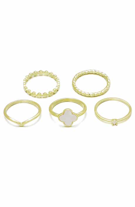 Adornia 5-Pack Rings