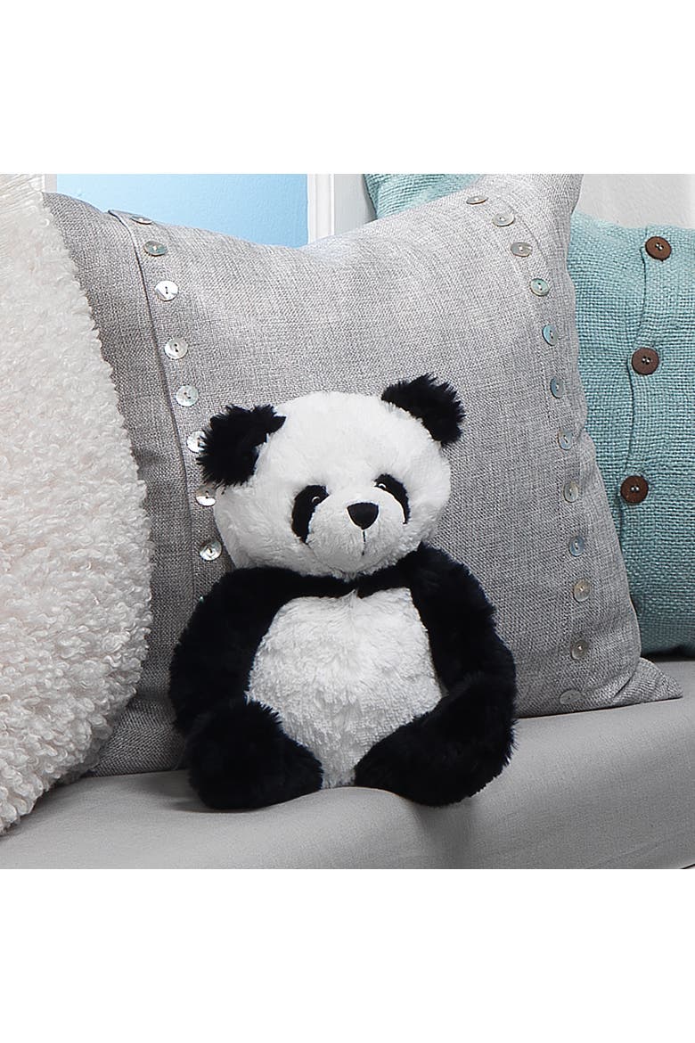 Wild Life Plush Panda Bear Stuffed Animal Toy - Lucky, Alternate, color, Black