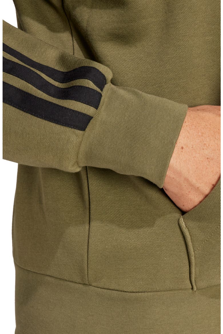 Essentials Feelcozy Fleece Hoodie, Alternate, color, OLISTR/BLA