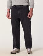 True Nation by DXL Big & Tall Dual Denim Carpenter Jeans