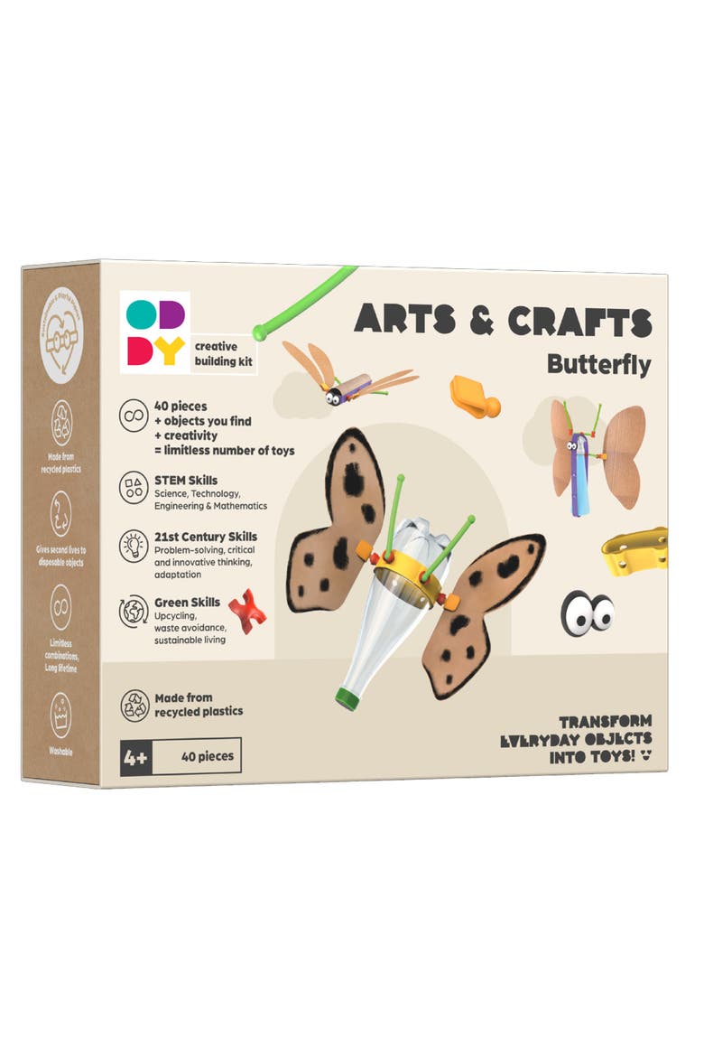 Arts and Crafts Butterfly Building Kit, Main, color, No Color
