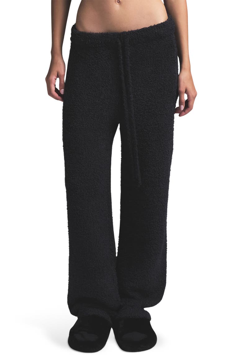 Cozy Knit Unisex Pants, Main, color, ONYX