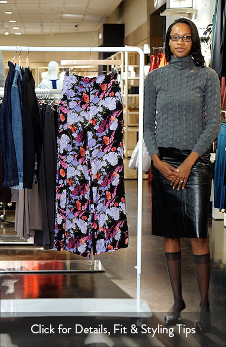 Maya Floral Wide Leg Pants, sales video thumbnail