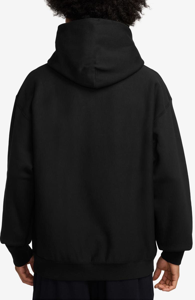 Nike Fleece Hoodie, Alternate, color, 010 Black/Black/White