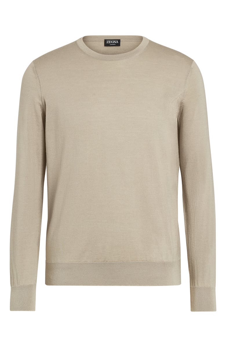 ZEGNA Casheta Cashmere & Silk Sweater, Alternate, color, 