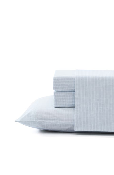 Ala Moana Stripe 200 Thread Count Cotton Percale Sheet Set