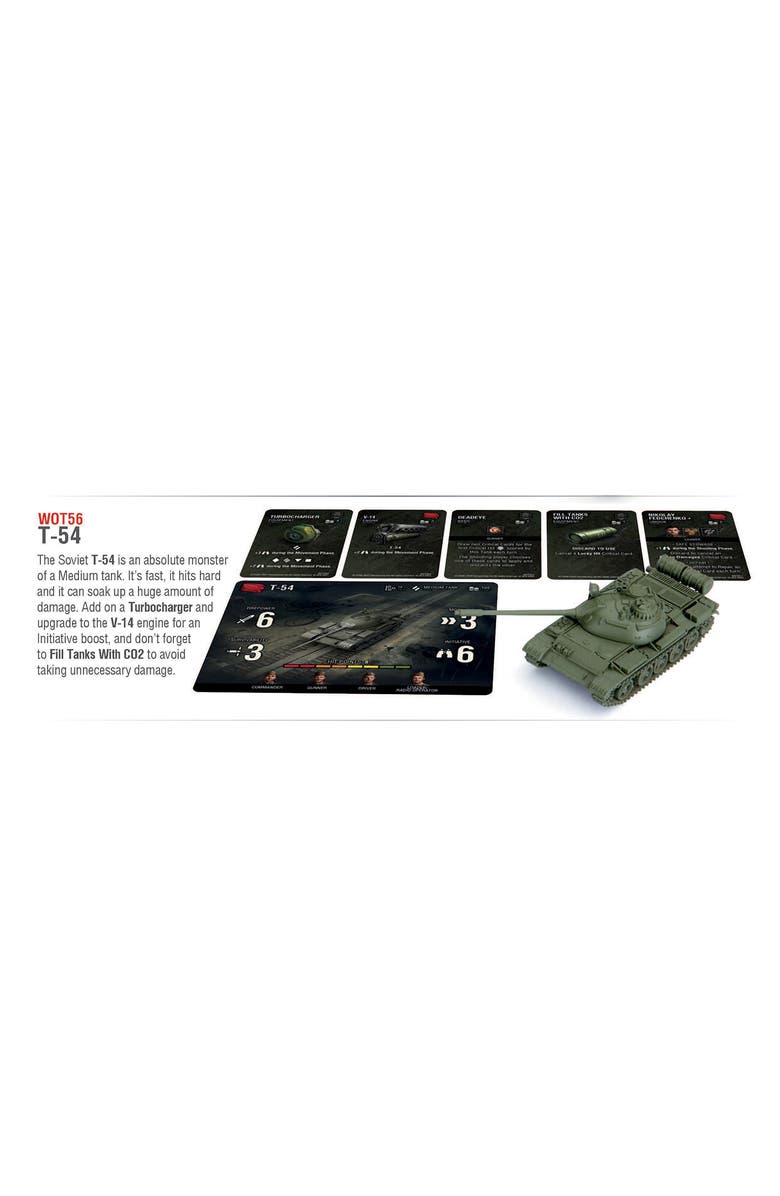 World Of Tanks Soviet T54 Expansion Wot Miniatures Game, Alternate, color, Multicolored