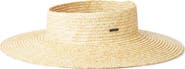 Brixton Joanna Straw Visor
