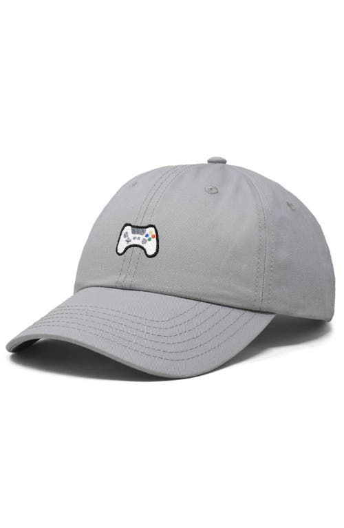 Dalix Game Controller Embroidered Hat In Gray