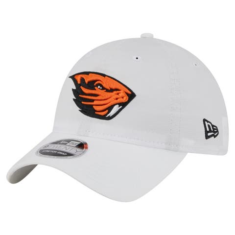 Men's New Era White Oregon State Beavers Active Ripstop 9TWENTY Adjustable Hat