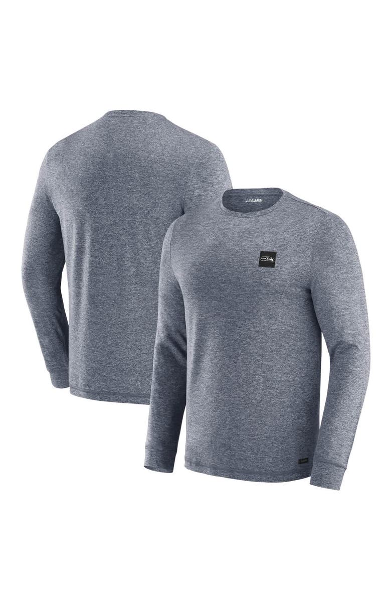J. Palmer Men's J. Palmer Navy Seattle Seahawks Four Down Long Sleeve T-Shirt, Main, color, Navy