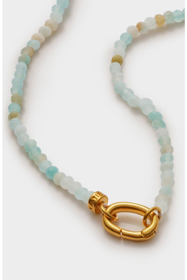 Amazonite Bracelet, Alternate, color, Gold