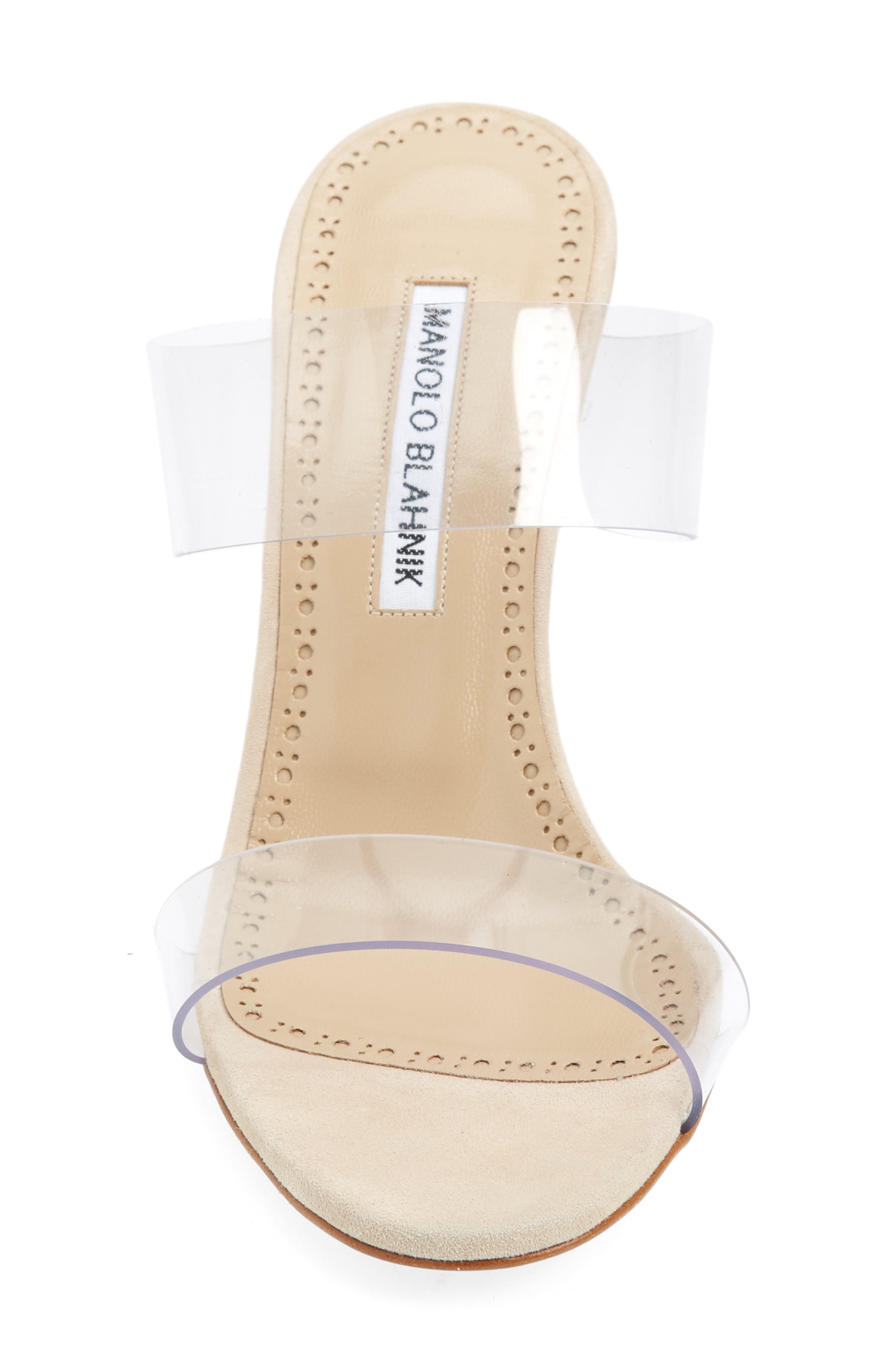 Manolo Blahnik Scolto Transparent Strap Sandal, Alternate, color, 