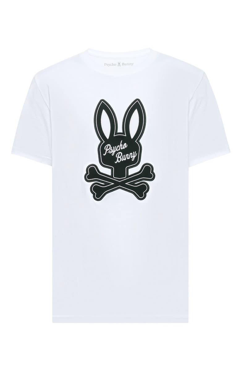 Psycho Bunny Derek Pima Cotton Appliqué Logo T-Shirt, Alternate, color, 