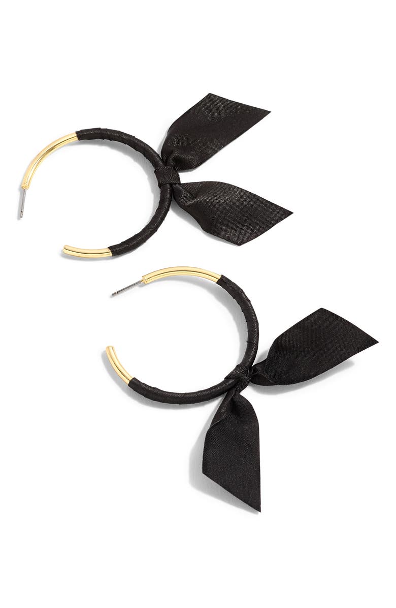 J.Crew Ribbon-Wrapped Hoop Earrings, Alternate, color, 