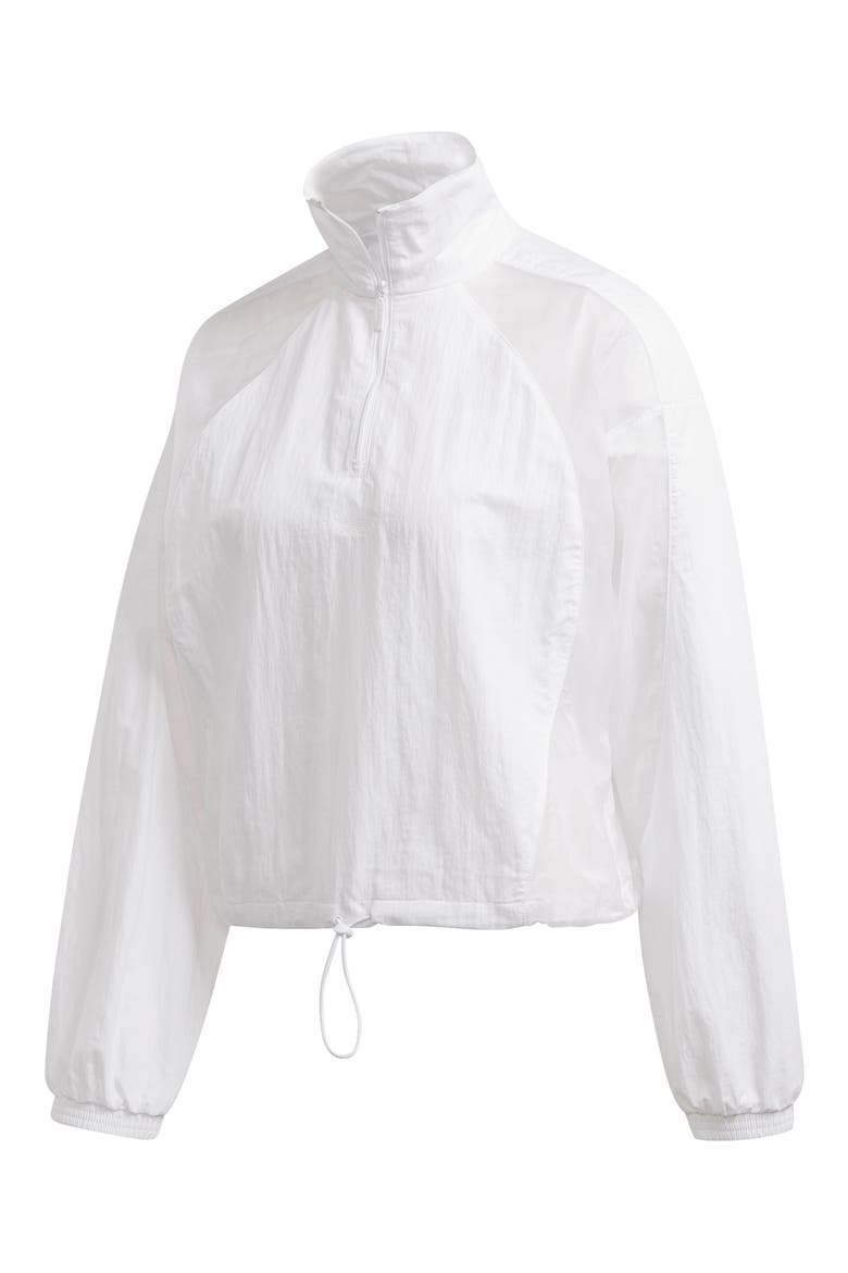 Half Zip Jacket, Alternate, color, WHITE