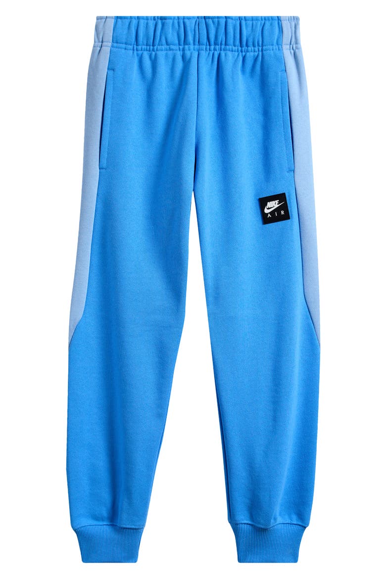 Kids' Air Fleece Joggers, Main, color, UNIVERSITY BLUE/ BLUE/ WHITE